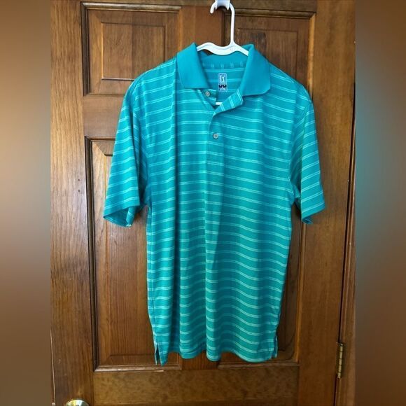 Men’s PGA Tour Men’s Polo Golf Shirt Size Medium - Picture 1 of 5